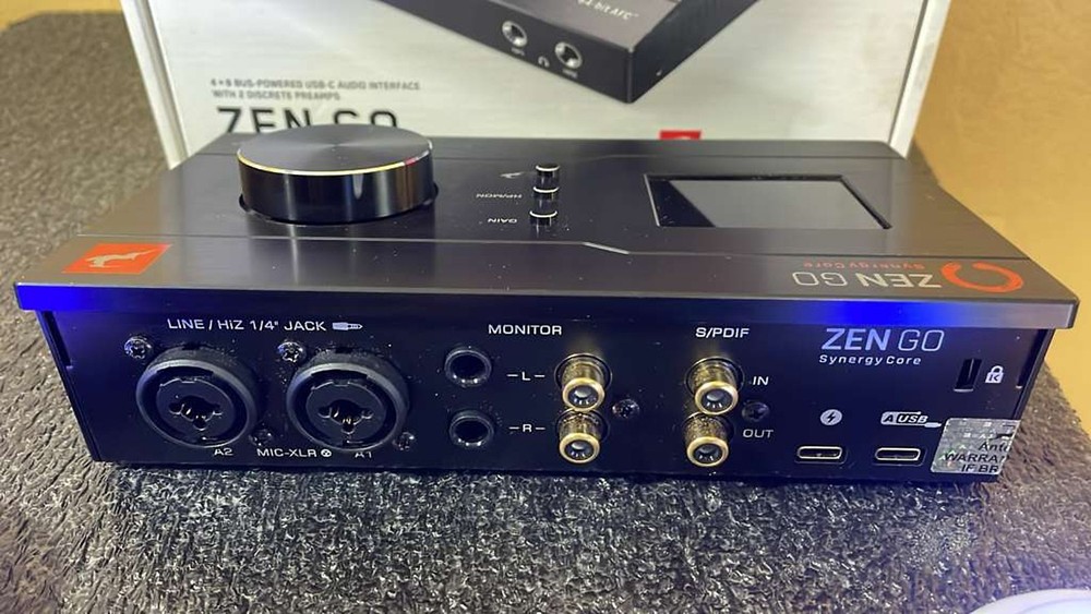 Antelope Audio Zen Go Synergy Core Desktop USB Type-C Audio Interface