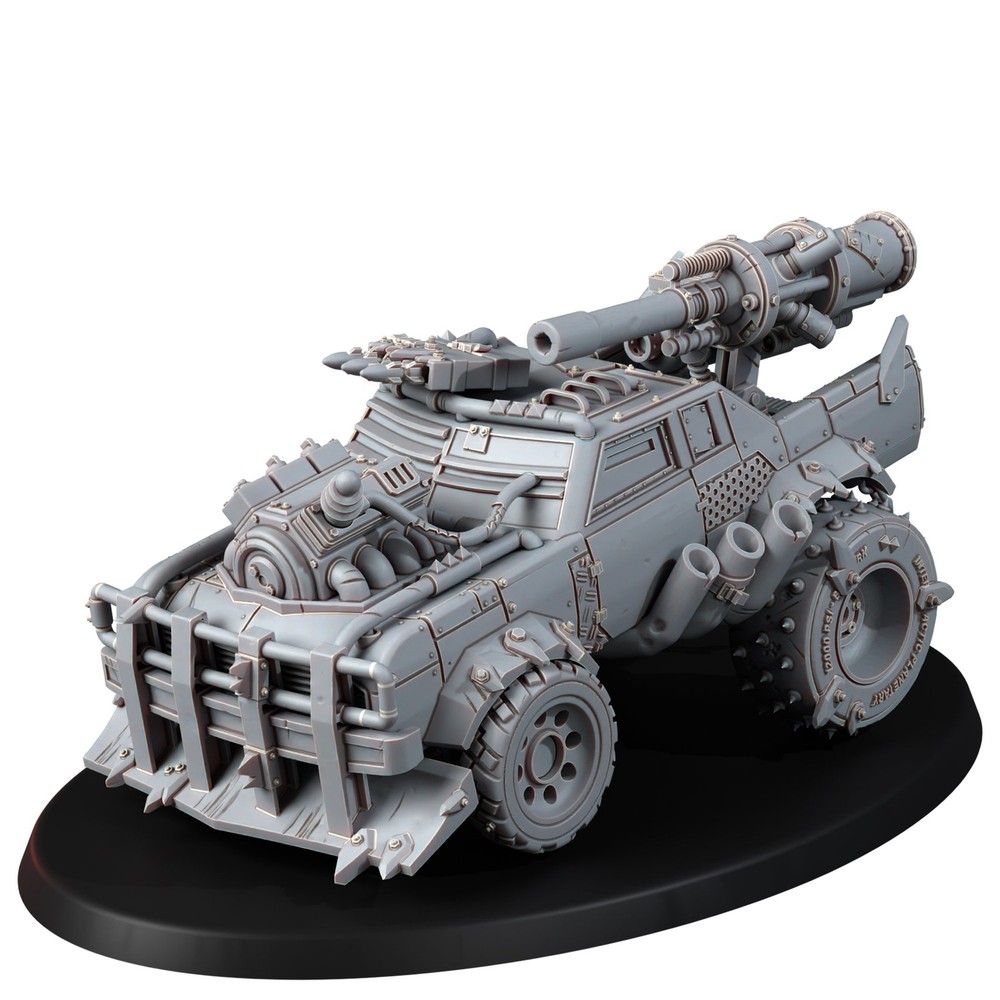 ORK DRAGSTER WITH ENERGY CANNON