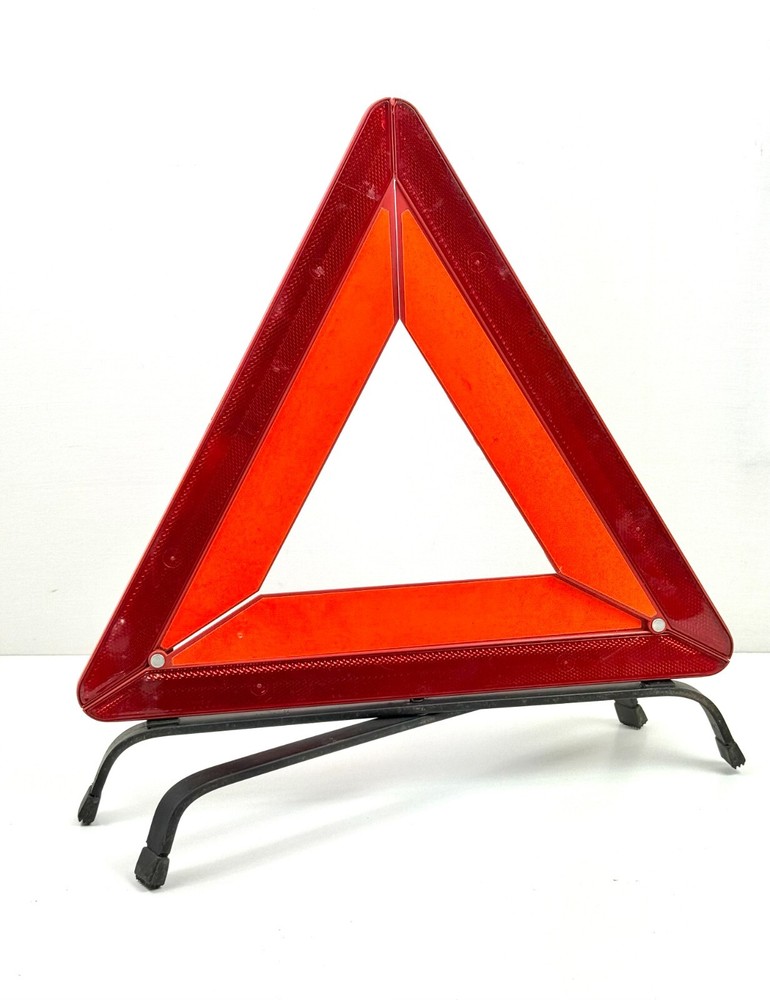 EU Car Emergency Reflective Warning Triangle TremPlastik + Case Kit
