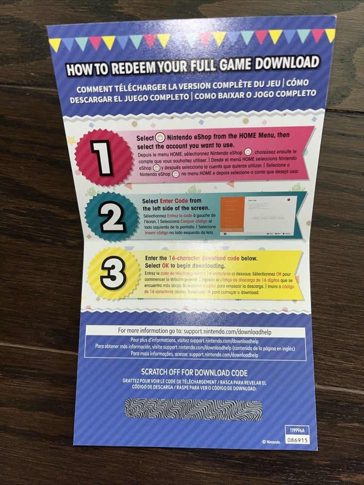 Super Mario Party Nintendo Switch Download Code Mail Only