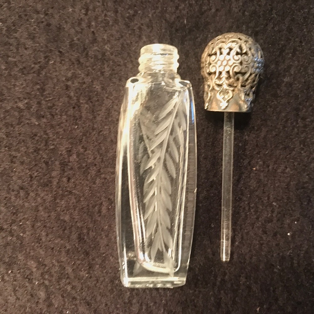 4 mini perfume bottles vintage lot