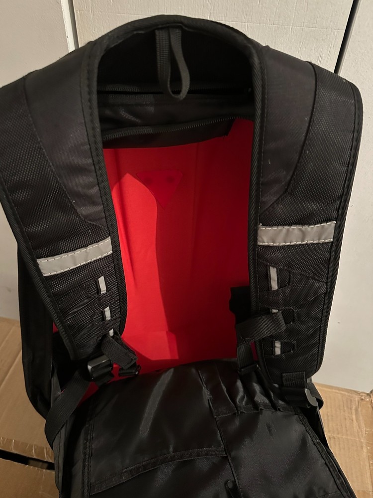 SSTEC Motorcycle Backpack Hard Shell Riding Bag Black Blue Waterproof