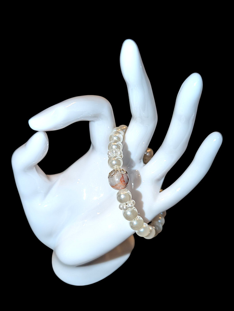 Marble Pearl Bracelet