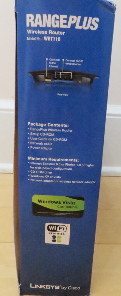 LINKSYS By CISCO Range Plus Wireless Router