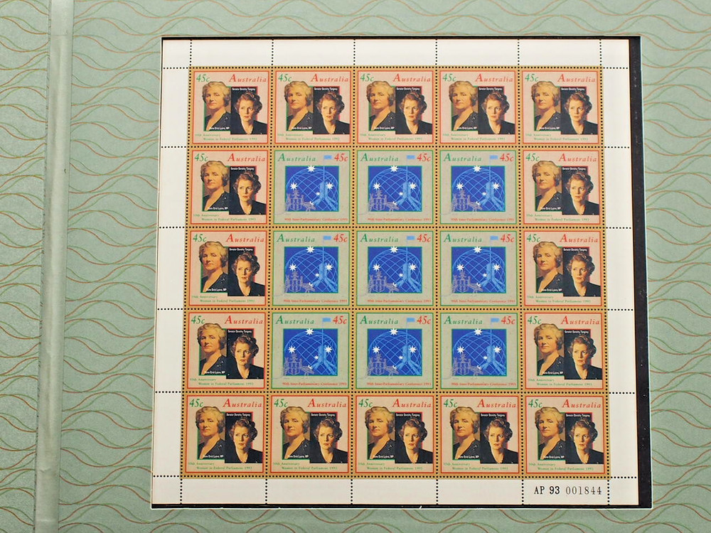 1993 $10 Dame Mary Gilmore Note – 80th Anniv Fed Currency Ltd Ed Folder