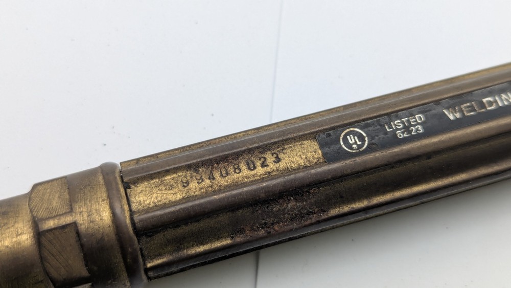 VINTAGE GENTEC Torch Handle 142T AND TIP - UNTESTED