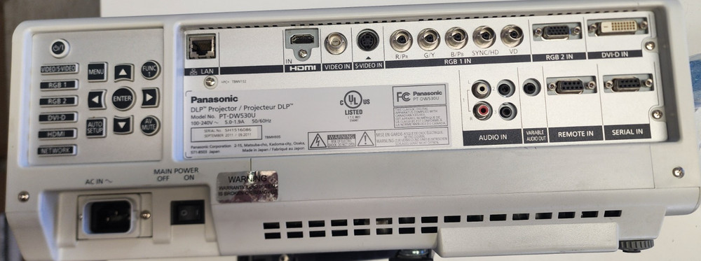 Panasonic LCD Projector PT-EW530