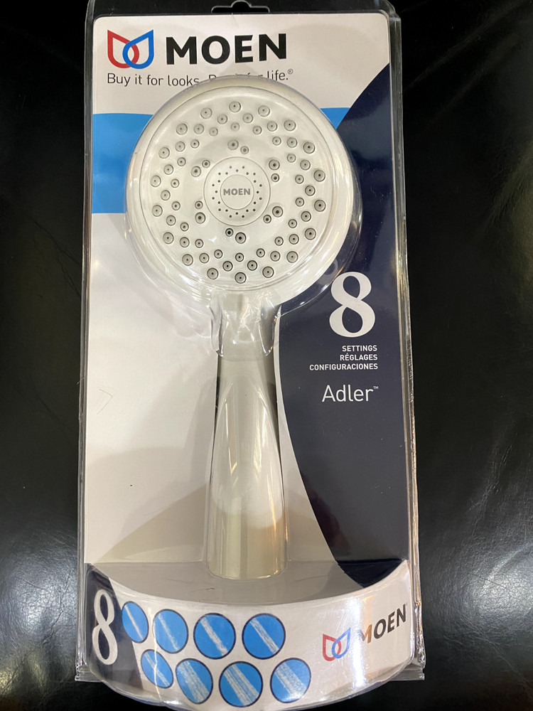 MOEN ADLER - 23041W - Handheld 8 function handshower - GLACIER FINISH