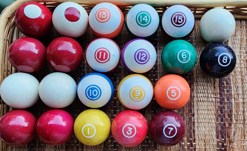 Vintage Billards Balls.