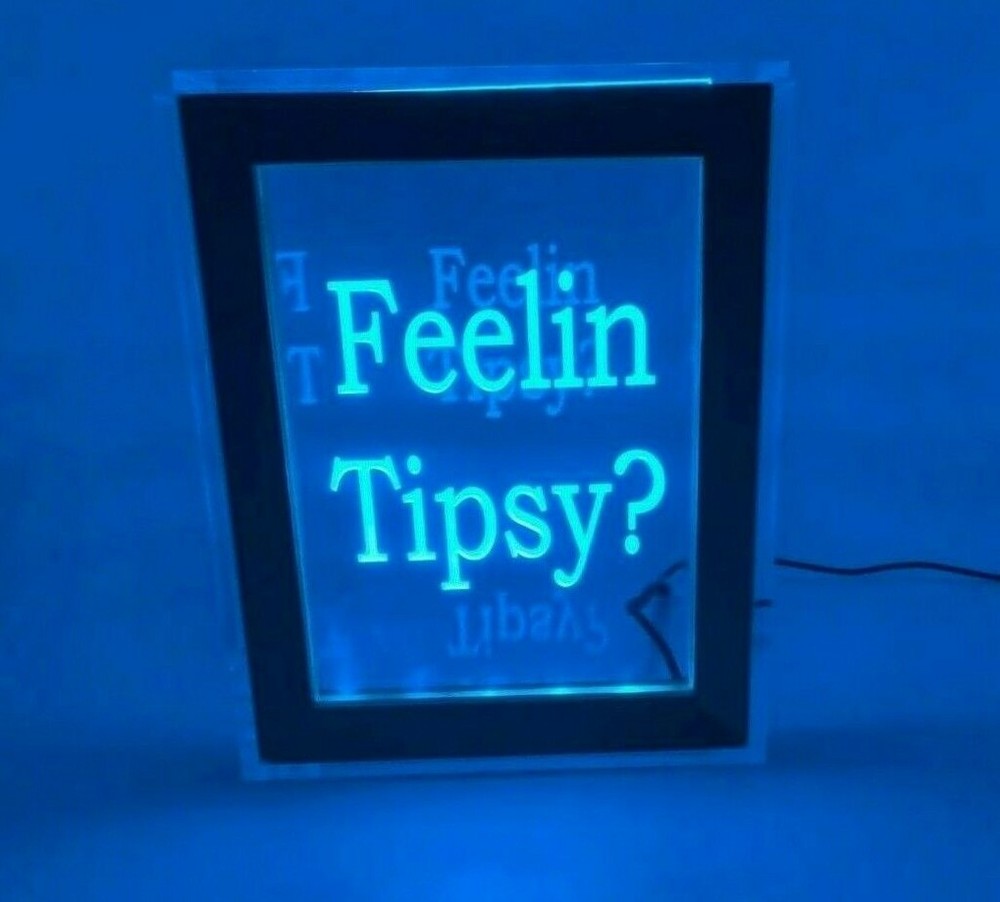 Personalized Tip Box Raffle Fund Raiser Donation Jar Engraved Light Changing LED