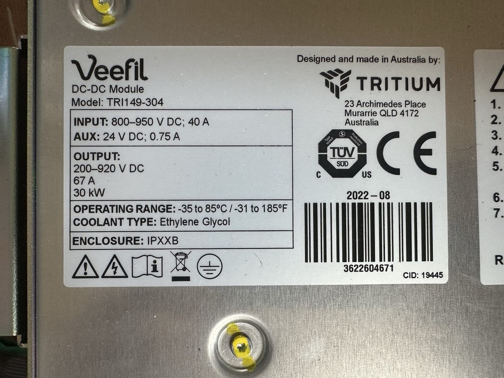 Tritium Veefil RTM DC-DC Module (TRI149-304)