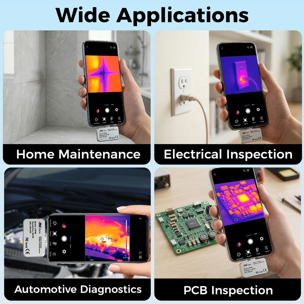 ANXTECH TISR 240*240 Resolution for Android Infrared Thermal Camera