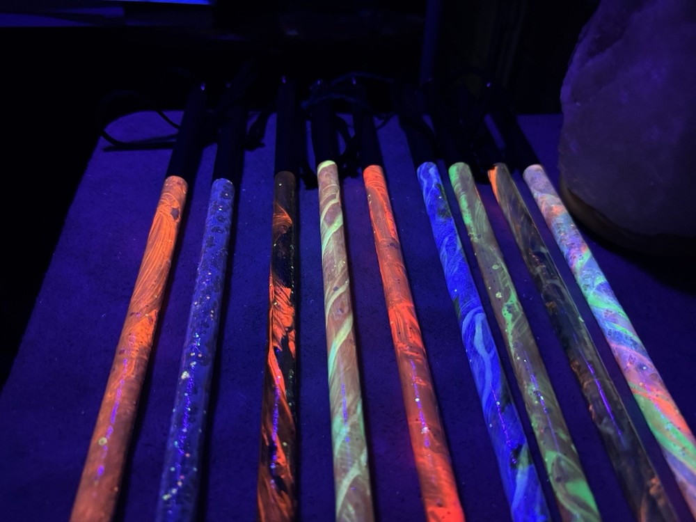Black Light Reactive Canes