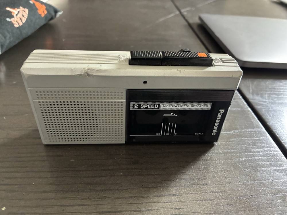 Vintage Panasonic Microcassette Recorder