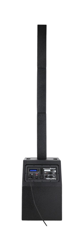 (2) Rockville TITAN ARRAY SYSTEM V2 Powered Column Array Speakers Dual 10" Subs
