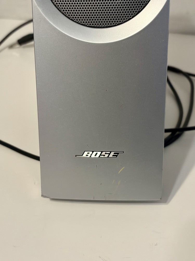 Bose Companion 2 Computer Left Speaker Silver Face