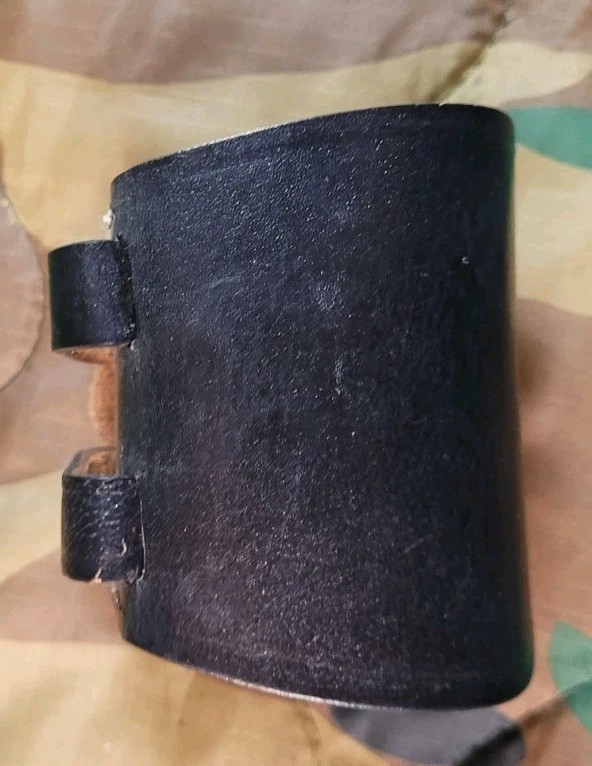 Muzzleloader Cap Or Ball Belt Pouch Black Leather Owb