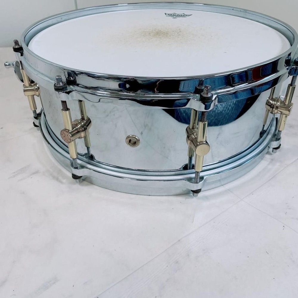 Canopus Steel Shell Snare Drum 14x5 with Case