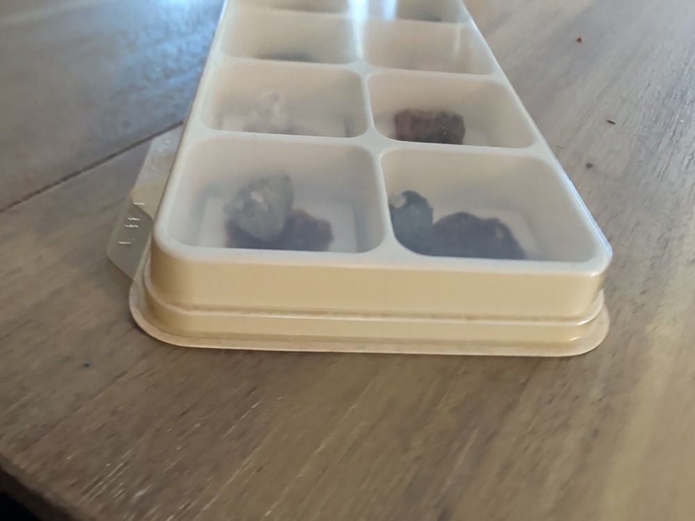 Geological Specimen Collection Set Rocks Display Vintage