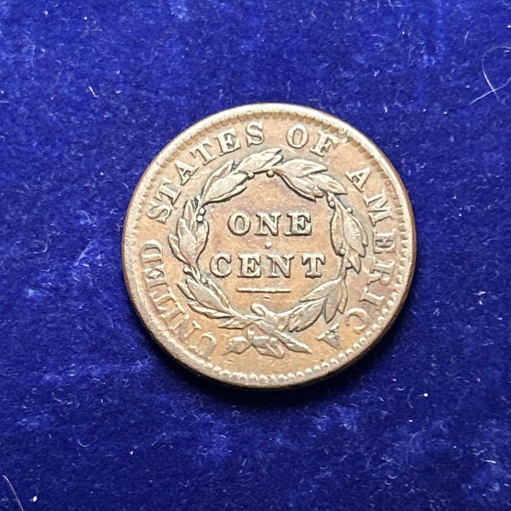 1834 Large Cent Sm 8, QA2048