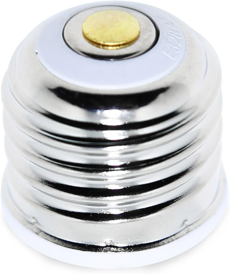 (6-Pack) Spiritled E26 E27 to E12 Socket Adapter,Ul Listed Medium Screw E26 to C