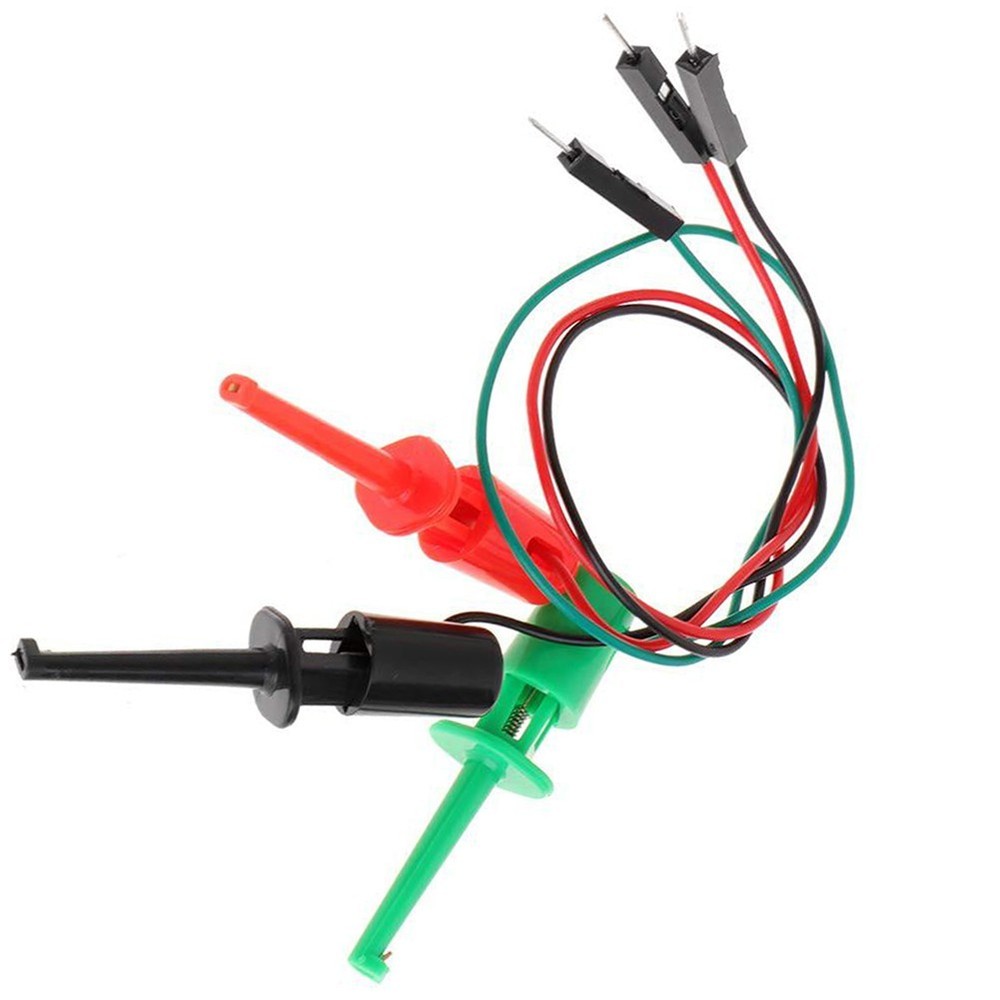 Convenient Test Hook Clip Set for Accurate Transistor Testing Assorted Colors