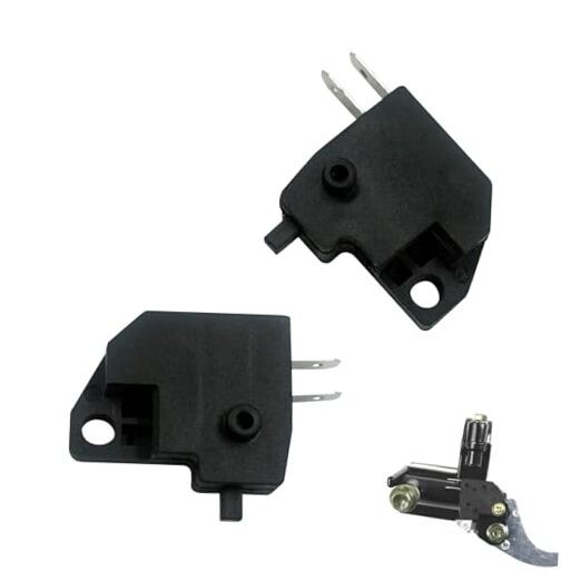 Motorcycle Brake Light Switch Replacement, 2-Pack Front Disc Brake Stop Light