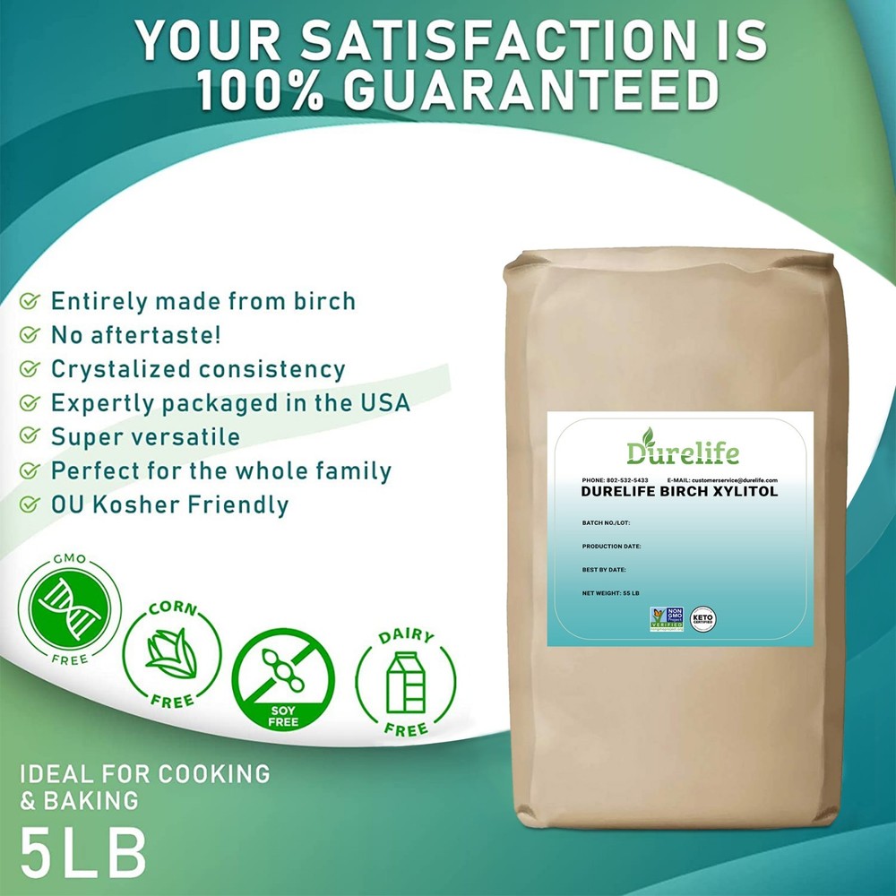 DureLife XYLITOL Sugar Substitute 55 LB