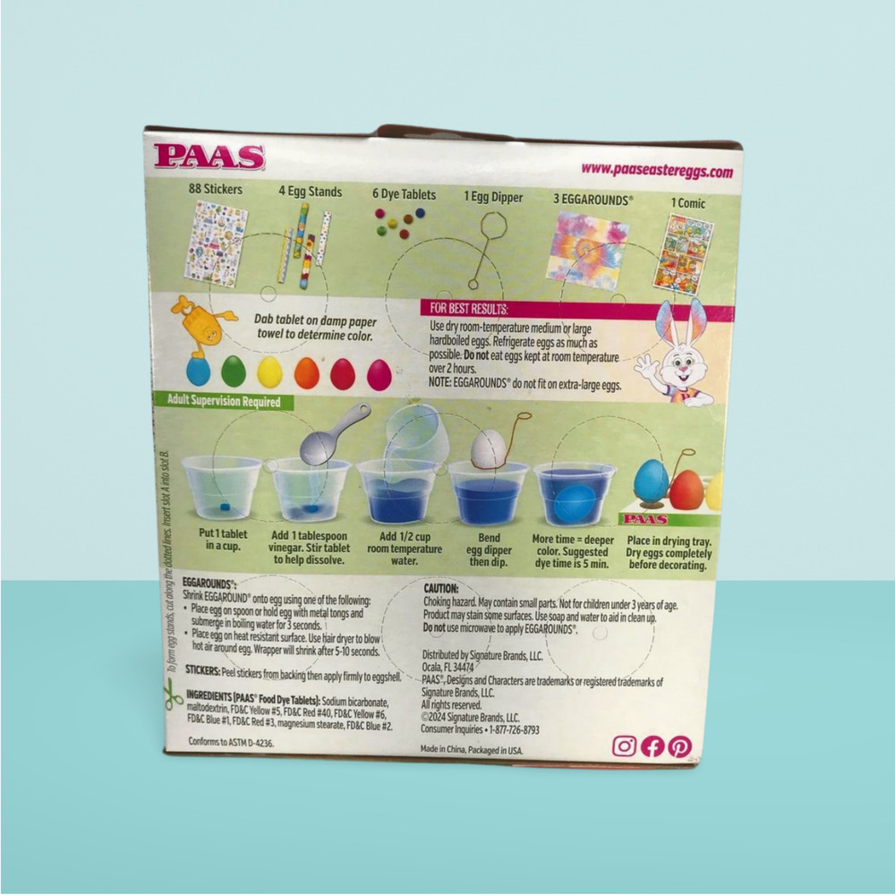 Paas Egg Decorating Kit (including 88 stickers)