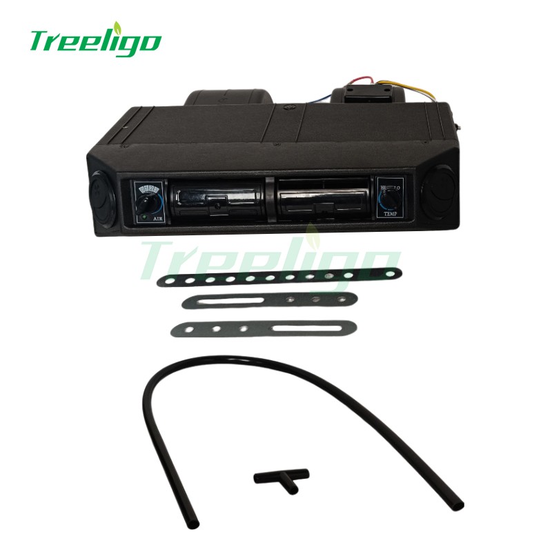 12V w/ Cooling Function Air Conditioner Set Underdash Electric Car A/C Auto Kit