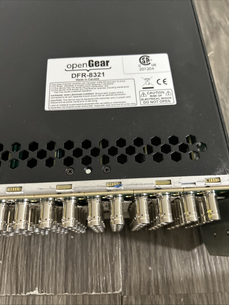 OpenGear DFR 8321 Frame Chassis with Cards #3c2