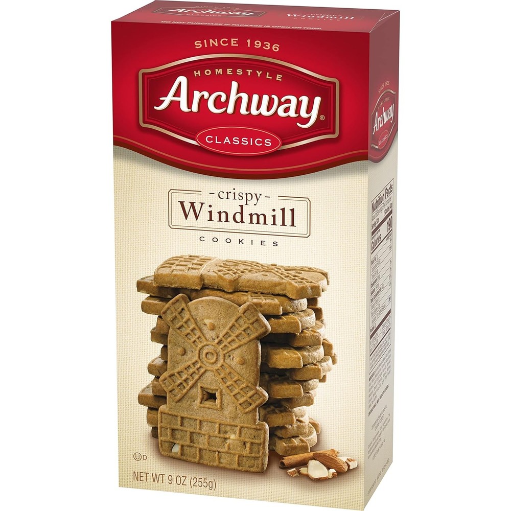 Archway Cookies, Crispy Windmill 9 Oz Box 9