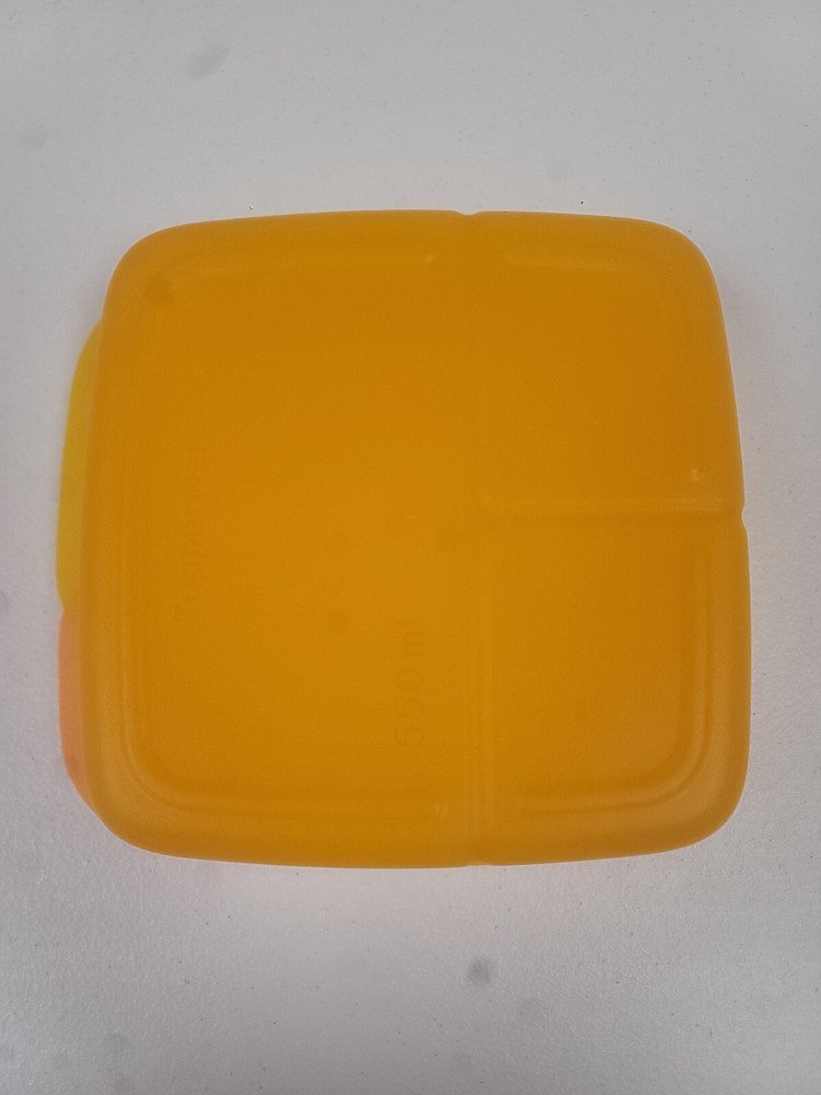 NEW Tupperware Lunch Container Divided Orange