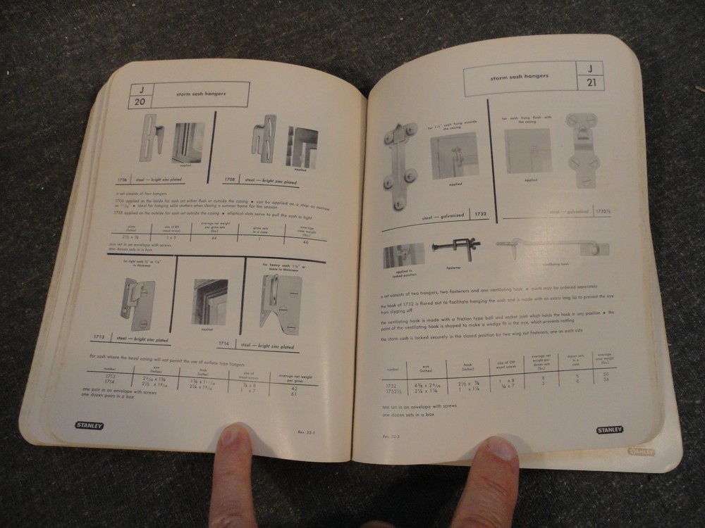 Vintage Original Stanley Works Hardware Catalog #17