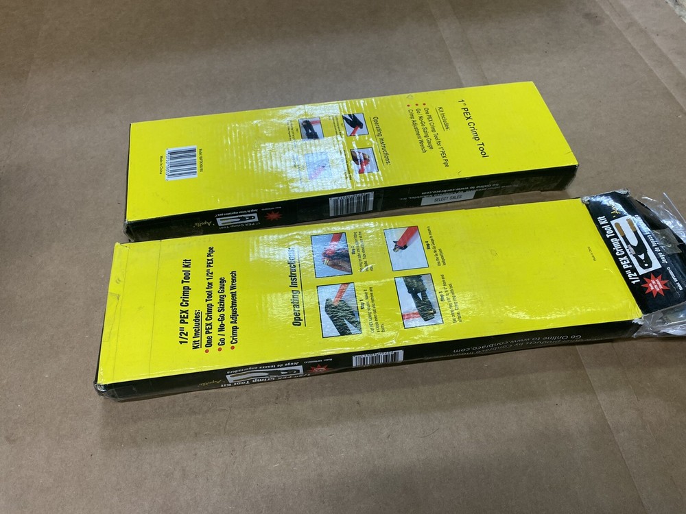 Apollo PEX Crimp Tool Kits 1” And 1/2”