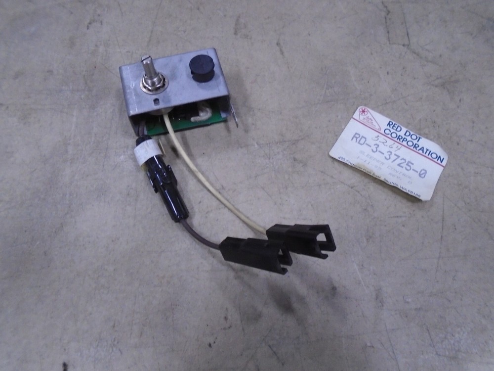 Red Dot Corporation Sleeper Hvac Controller RD-3-3725-0
