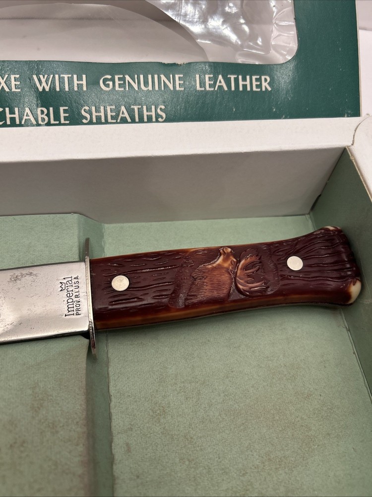 Imperial “Husky” Camping Axe With Leather Sheath And OG Box
