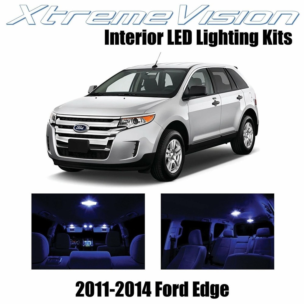 XtremeVision Interior LED for Ford Edge 2011-2014 (10 PCS) Blue