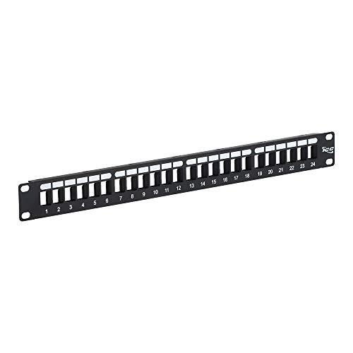 ICC Blank Patch Panel with 24 Ports for HD Style in 1 RMS