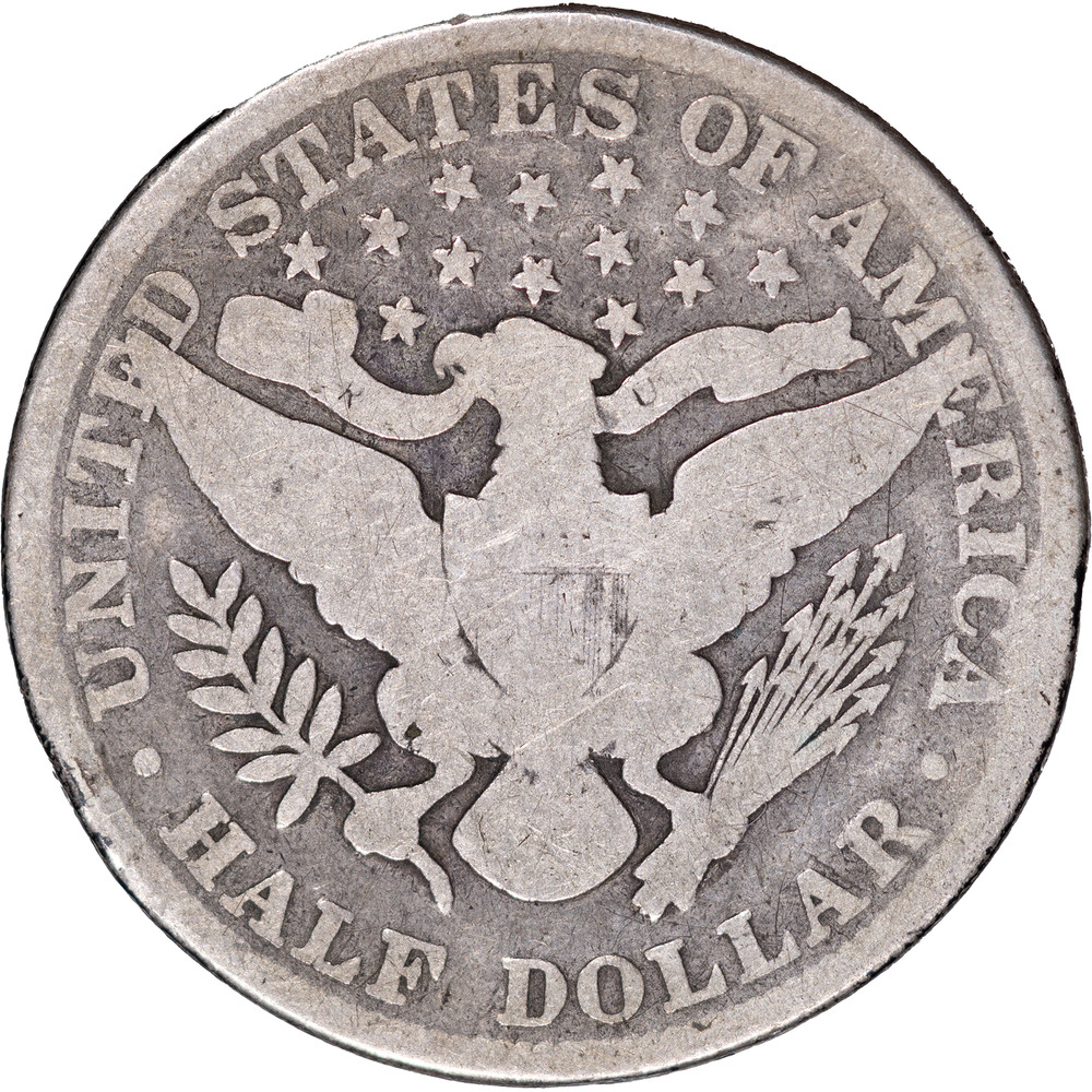1892 50c Barber Half Dollar ~ Good