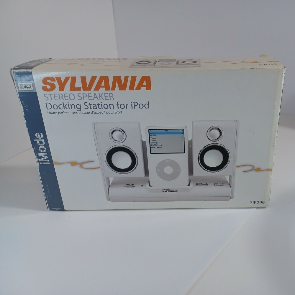 Sylvania iMode SIP299 Portable Mini System for iPod Tested and Works