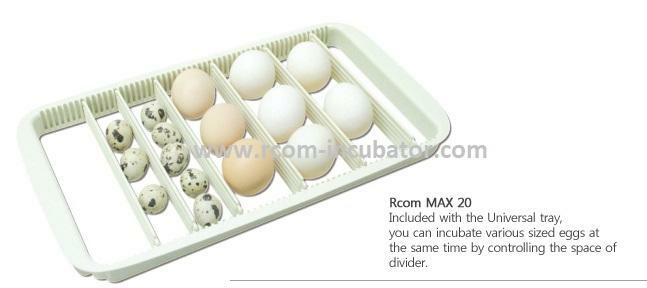 Rcom Max 20 MX-20 Digital Fully Automatic Incubator with Autoturn Egg Functions