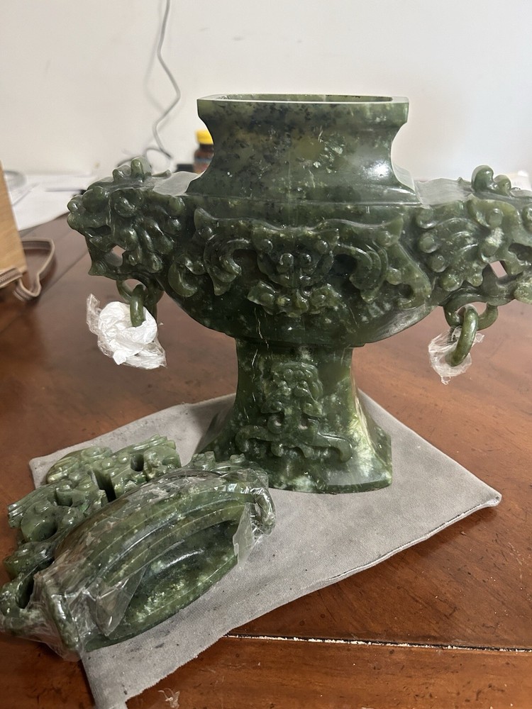Green Jade Carved