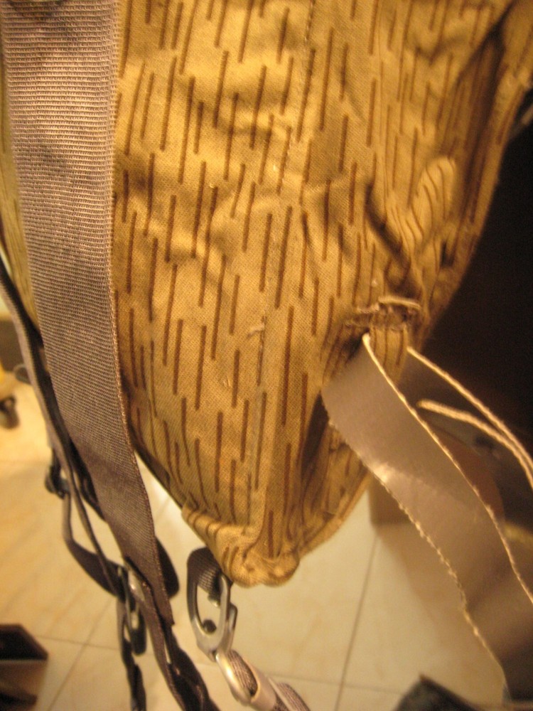 East German Rain Drop Camouflage Back Pack & Web Straps Day Pack