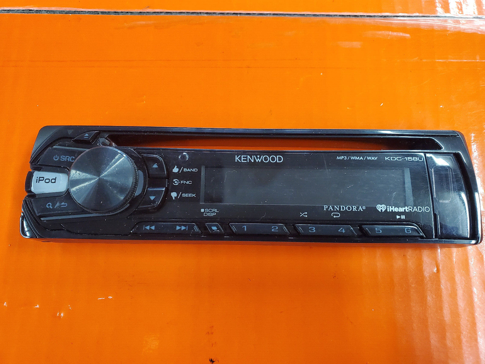 faceplate kdc-158u kenwood aux usb tested working