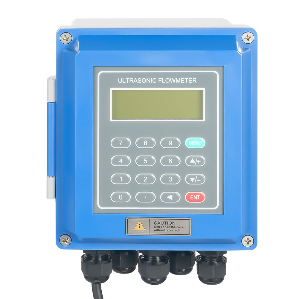 TUF-2000B Ultrasonic Flow Meter Liquid Digital Flowmeter Wall Mounted DN20-700mm