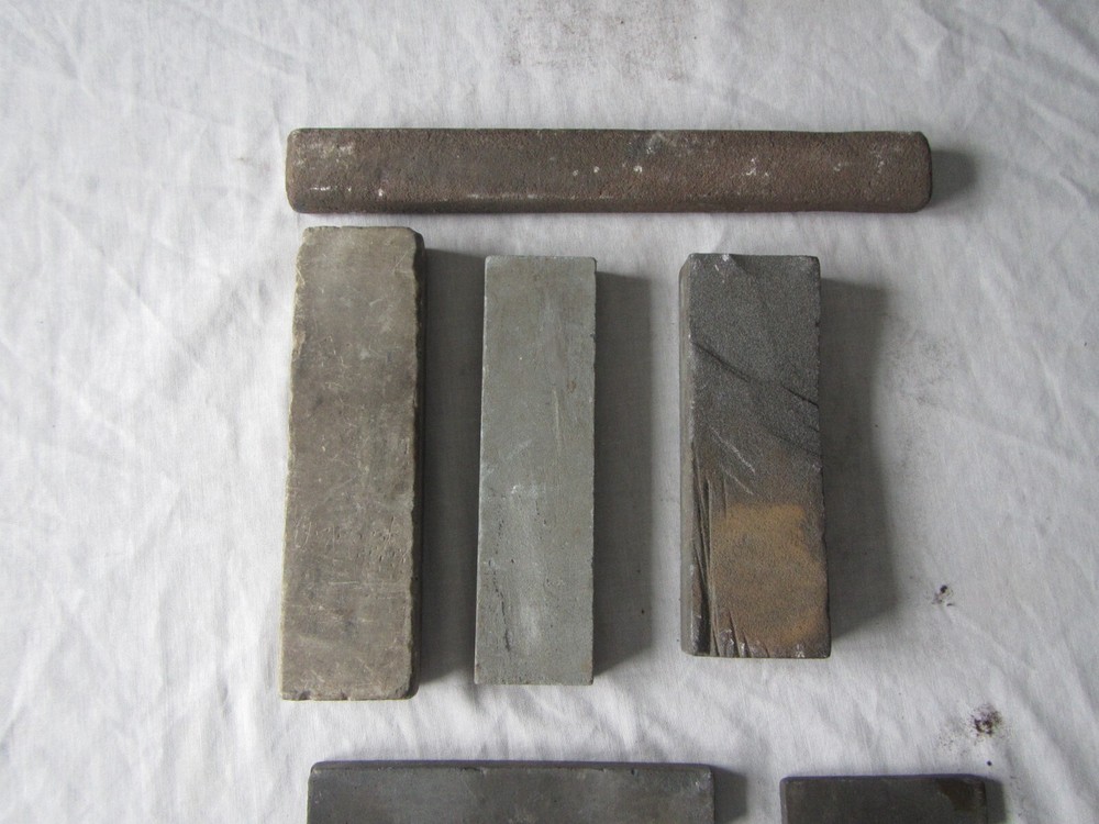 Lot of 15 misc sharpening stones