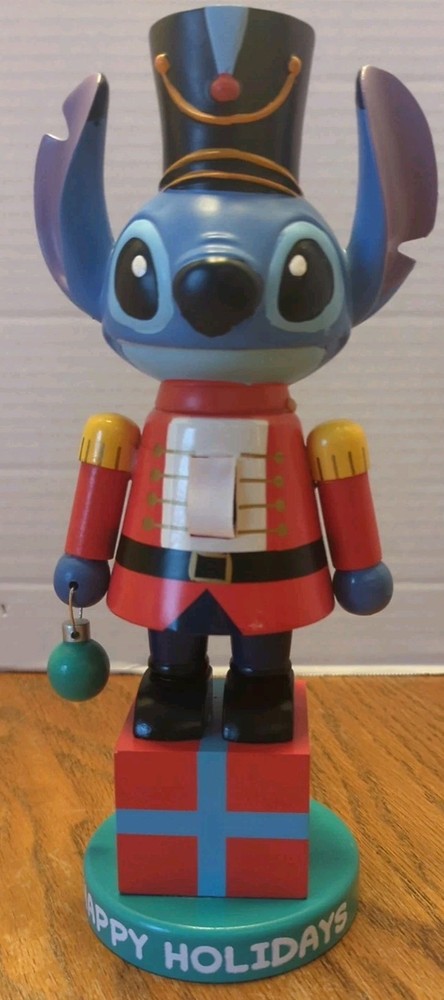 Disney Stitch w/Ornament Holiday Nutcracker