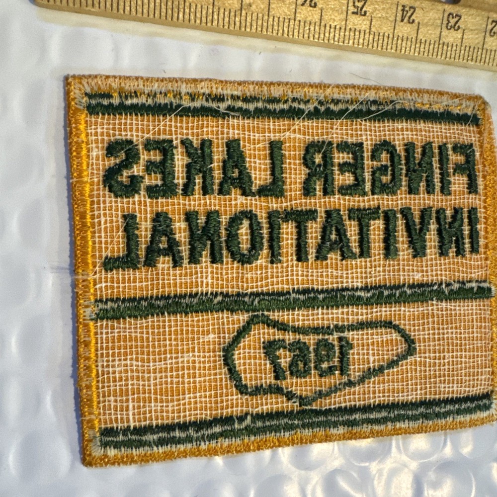 Vintage 1967 Patch Finger Lakes Invitational