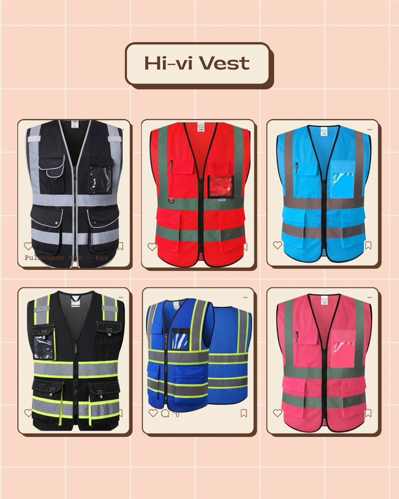 Hi-visibility Vest Customized Design